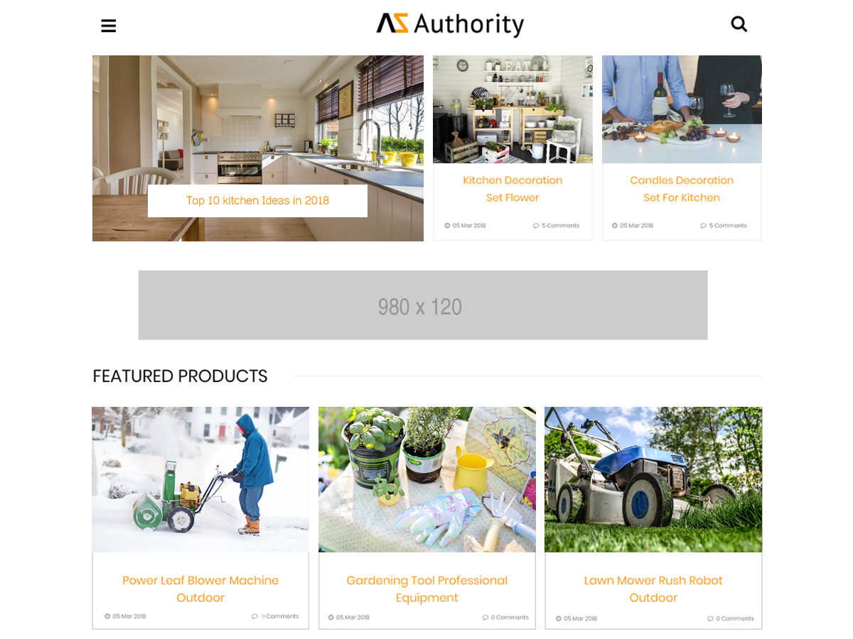 Azauthority Preview Wordpress Theme - Rating, Reviews, Preview, Demo & Download