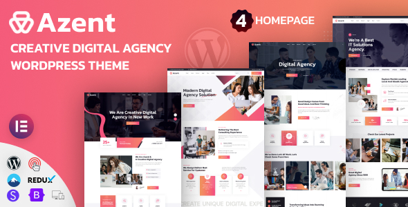 Azent Preview Wordpress Theme - Rating, Reviews, Preview, Demo & Download