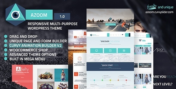 Azoom Preview Wordpress Theme - Rating, Reviews, Preview, Demo & Download