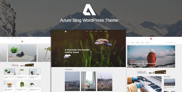 Azure Preview Wordpress Theme - Rating, Reviews, Preview, Demo & Download