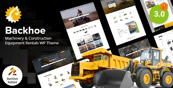 Backhoe Preview Wordpress Theme - Rating, Reviews, Preview, Demo & Download