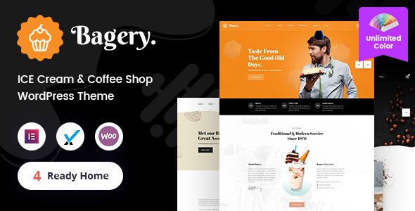 Bagery Preview Wordpress Theme - Rating, Reviews, Preview, Demo & Download