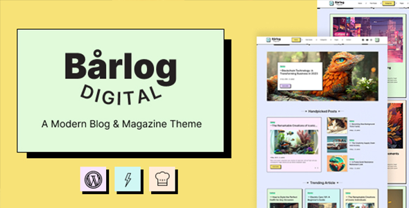 Barlog Preview Wordpress Theme - Rating, Reviews, Preview, Demo & Download