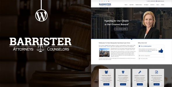Barrister Preview Wordpress Theme - Rating, Reviews, Preview, Demo & Download