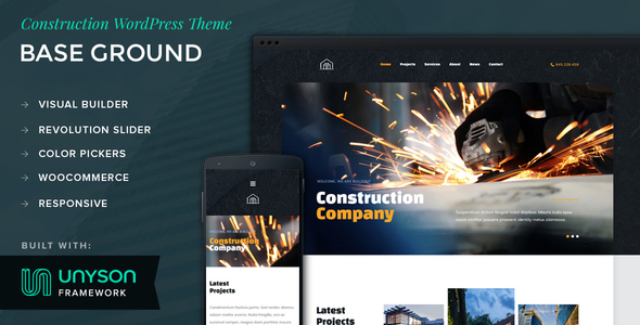 Base Ground Preview Wordpress Theme - Rating, Reviews, Preview, Demo & Download