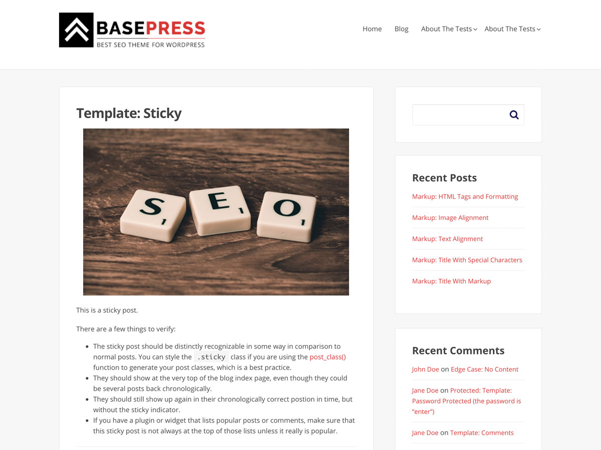 BasePress Preview Wordpress Theme - Rating, Reviews, Preview, Demo & Download