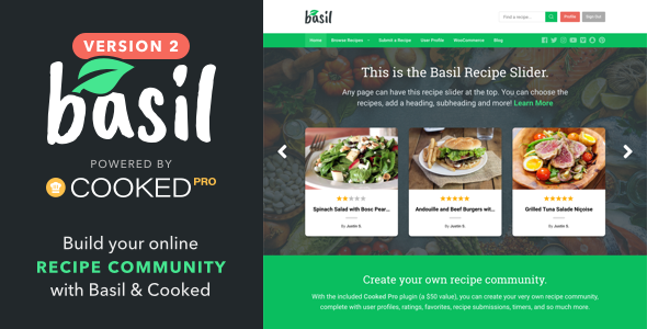 Basil Preview Wordpress Theme - Rating, Reviews, Preview, Demo & Download