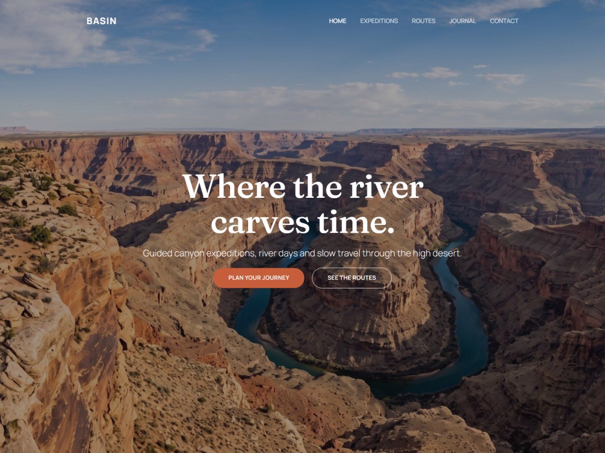 Basin Preview Wordpress Theme - Rating, Reviews, Preview, Demo & Download