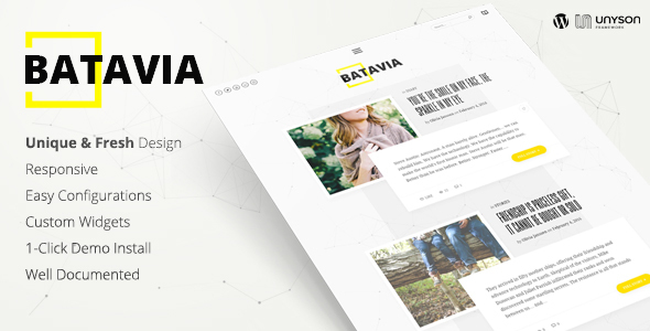 Batavia Preview Wordpress Theme - Rating, Reviews, Preview, Demo & Download