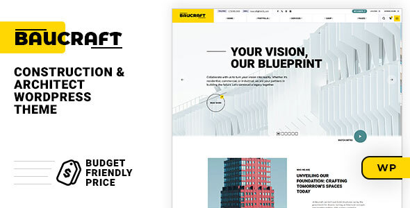 Baucraft Preview Wordpress Theme - Rating, Reviews, Preview, Demo & Download