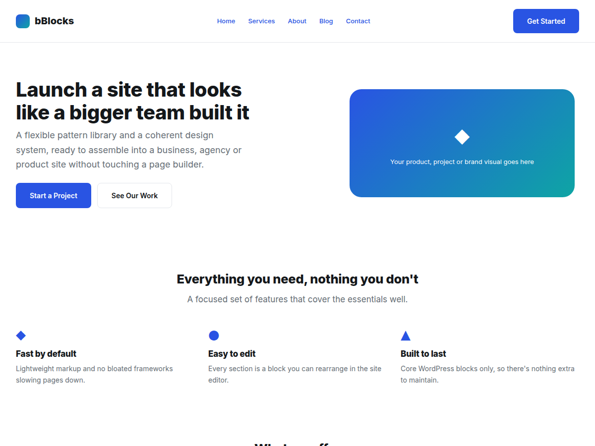 BBlocks Preview Wordpress Theme - Rating, Reviews, Preview, Demo & Download