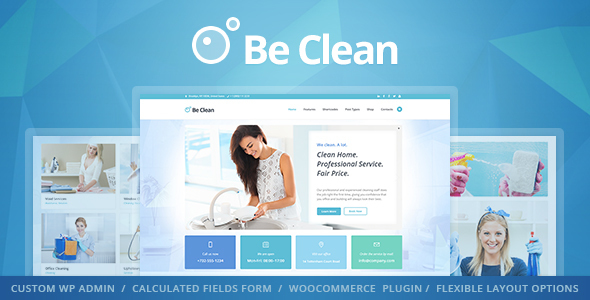 Be Clean Preview Wordpress Theme - Rating, Reviews, Preview, Demo & Download