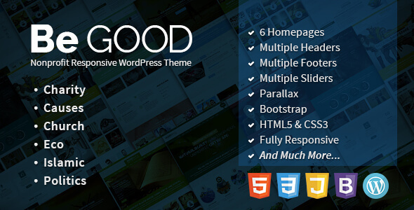 Be Good Preview Wordpress Theme - Rating, Reviews, Preview, Demo & Download