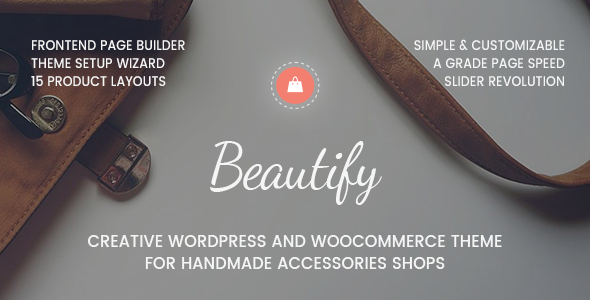 Beautify Preview Wordpress Theme - Rating, Reviews, Preview, Demo & Download
