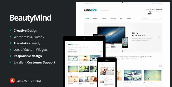 BeautyMind Preview Wordpress Theme - Rating, Reviews, Preview, Demo & Download
