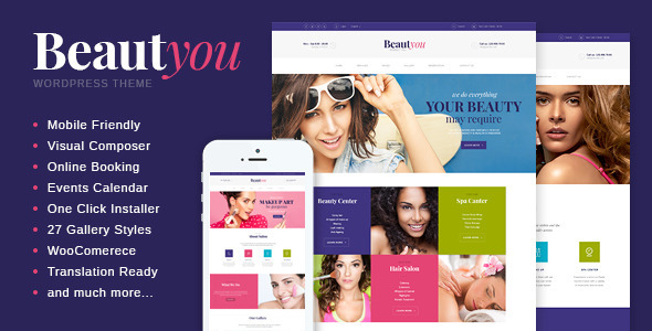 Beautyou Preview Wordpress Theme - Rating, Reviews, Preview, Demo & Download
