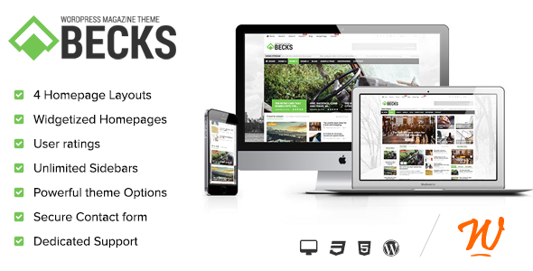 Becks Preview Wordpress Theme - Rating, Reviews, Preview, Demo & Download