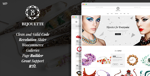 Bejouette Preview Wordpress Theme - Rating, Reviews, Preview, Demo & Download