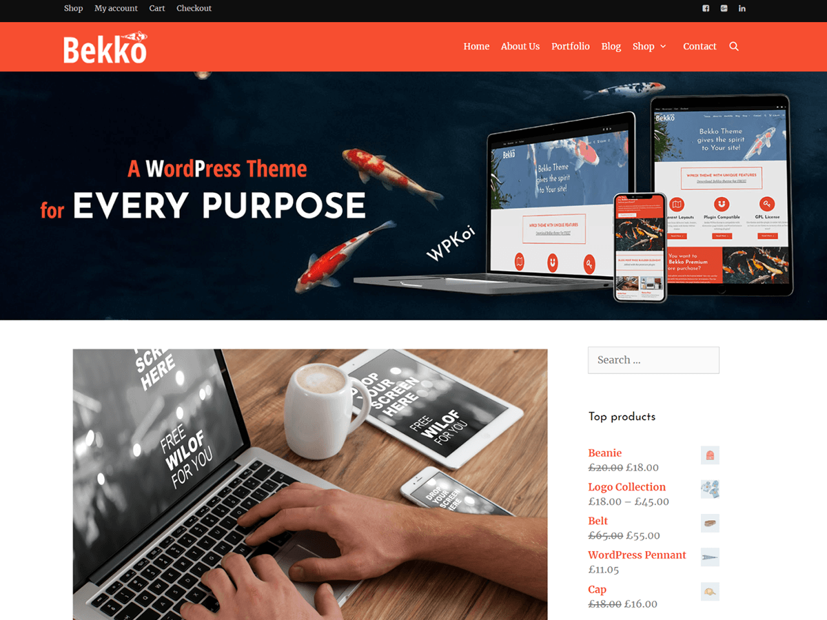 Bekko Preview Wordpress Theme - Rating, Reviews, Preview, Demo & Download