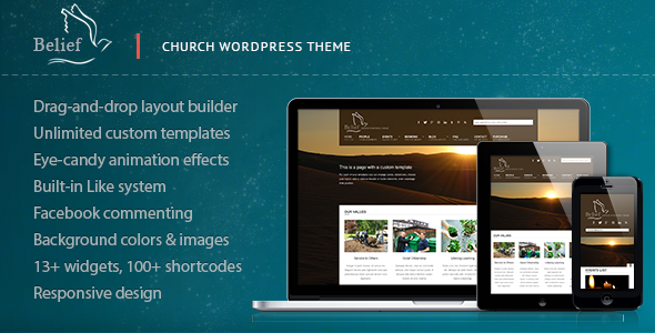 Belief Preview Wordpress Theme - Rating, Reviews, Preview, Demo & Download