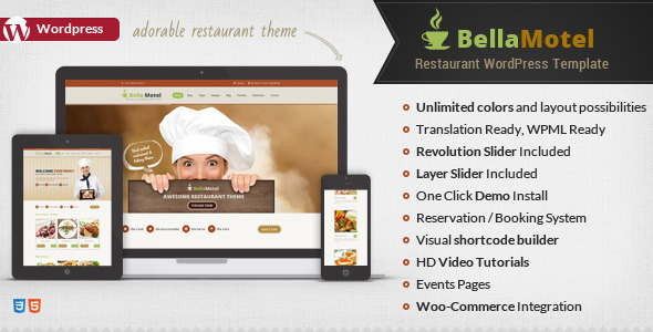 Bella Motel Preview Wordpress Theme - Rating, Reviews, Preview, Demo & Download