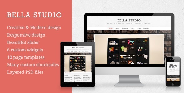 Bella Studio Preview Wordpress Theme - Rating, Reviews, Preview, Demo & Download