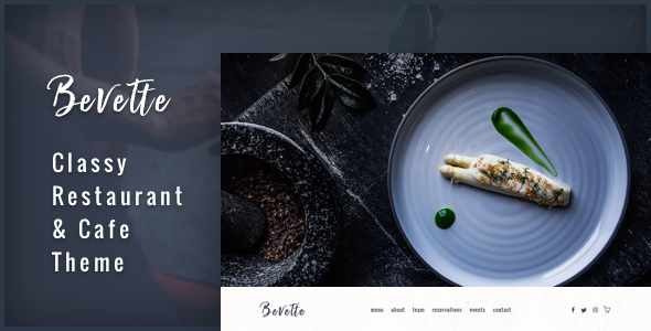 Bevette Preview Wordpress Theme - Rating, Reviews, Preview, Demo & Download