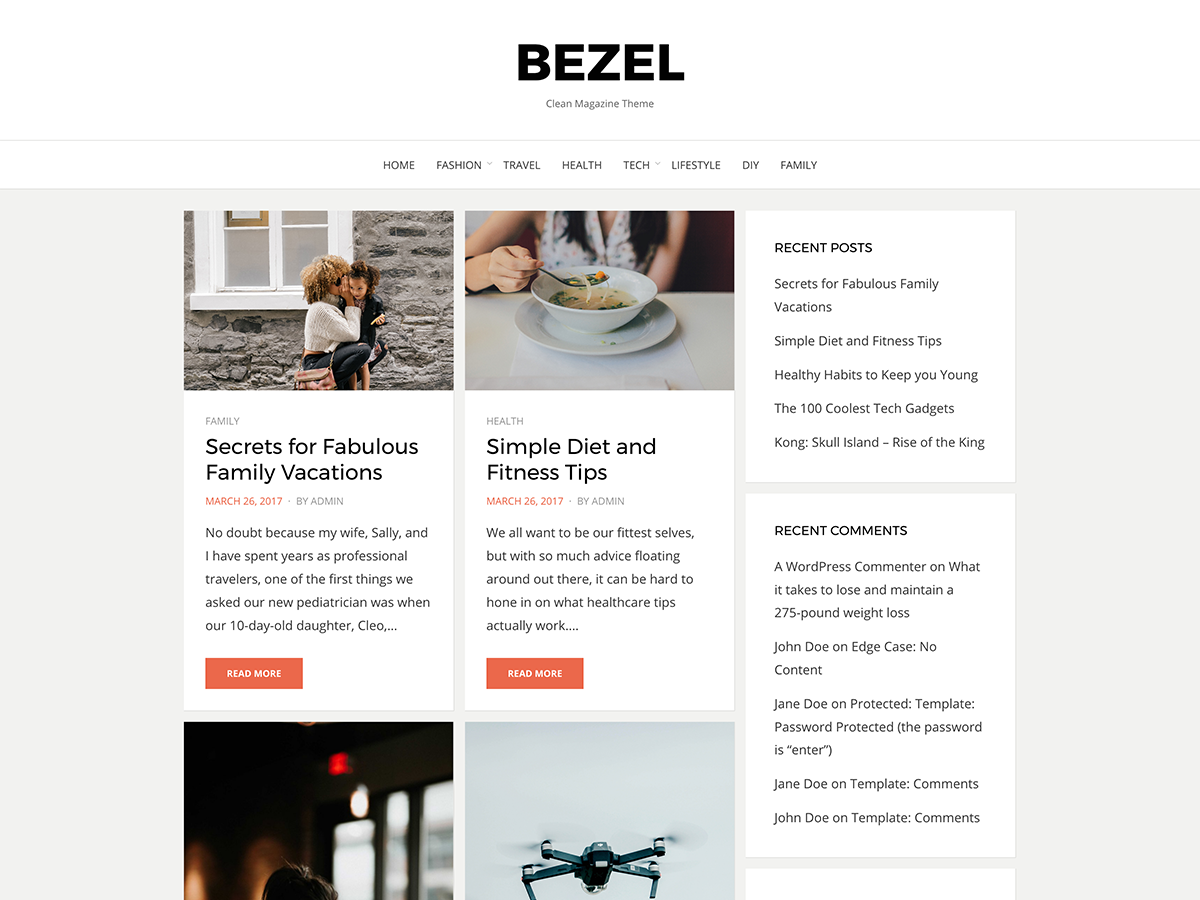 Bezel Preview Wordpress Theme - Rating, Reviews, Preview, Demo & Download