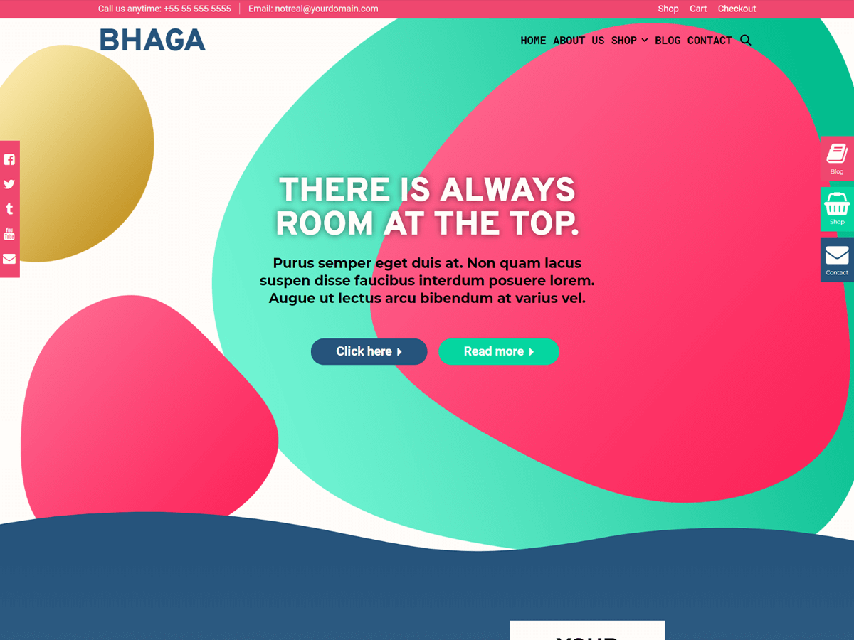 Bhaga Preview Wordpress Theme - Rating, Reviews, Preview, Demo & Download