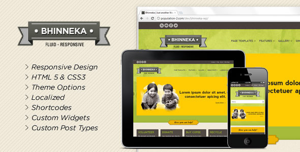 Bhinneka Preview Wordpress Theme - Rating, Reviews, Preview, Demo & Download