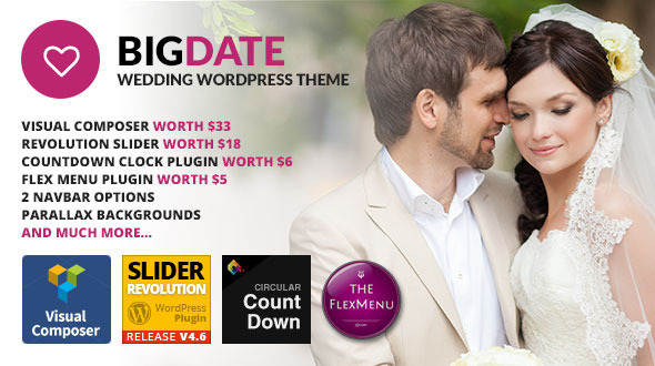 Big Date Preview Wordpress Theme - Rating, Reviews, Preview, Demo & Download
