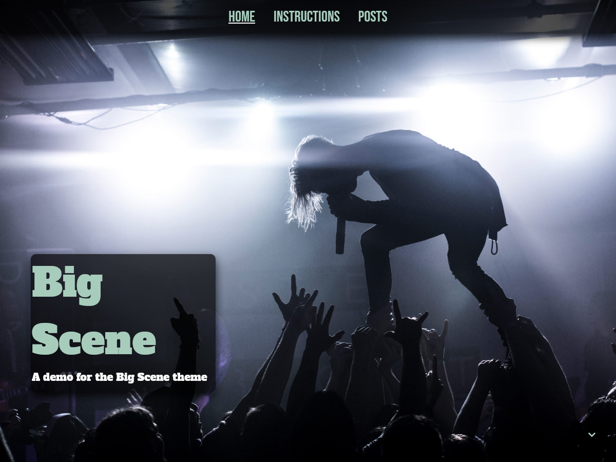 Big Scene Preview Wordpress Theme - Rating, Reviews, Preview, Demo & Download