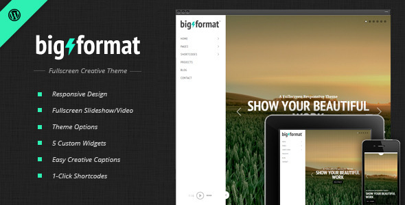BigFormat Preview Wordpress Theme - Rating, Reviews, Preview, Demo & Download