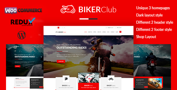 Biker Club Preview Wordpress Theme - Rating, Reviews, Preview, Demo & Download