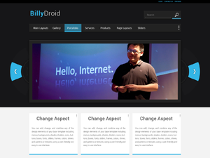BillyDroid Preview Wordpress Theme - Rating, Reviews, Preview, Demo & Download