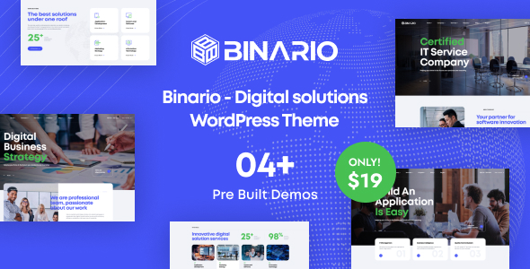 Binario Preview Wordpress Theme - Rating, Reviews, Preview, Demo & Download
