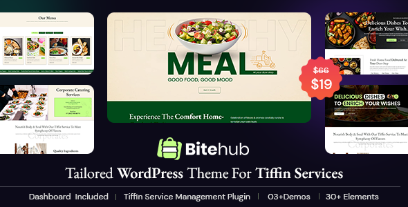 Bitehub Preview Wordpress Theme - Rating, Reviews, Preview, Demo & Download