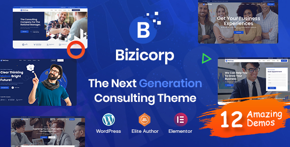 BiziCorp Preview Wordpress Theme - Rating, Reviews, Preview, Demo & Download