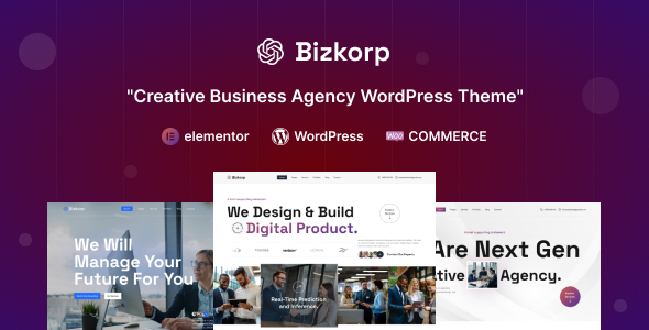 Bizkorp Preview Wordpress Theme - Rating, Reviews, Preview, Demo & Download