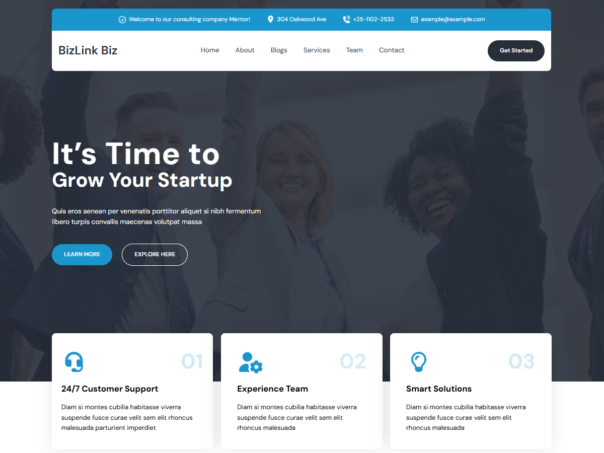BizLink Biz Preview Wordpress Theme - Rating, Reviews, Preview, Demo & Download