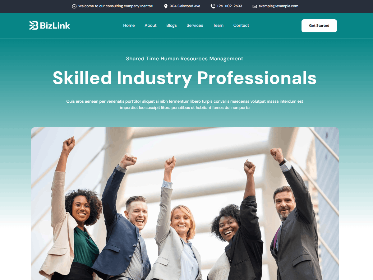 BizLink Preview Wordpress Theme - Rating, Reviews, Preview, Demo & Download