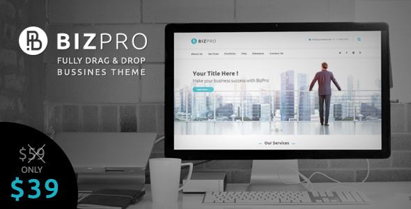 BizPro Preview Wordpress Theme - Rating, Reviews, Preview, Demo & Download