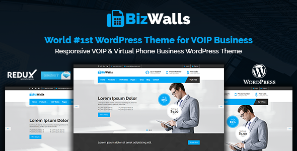 BizWalls Preview Wordpress Theme - Rating, Reviews, Preview, Demo & Download