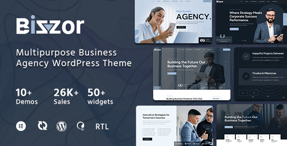 Bizzor Preview Wordpress Theme - Rating, Reviews, Preview, Demo & Download