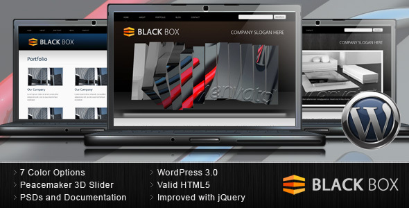 Black Box Preview Wordpress Theme - Rating, Reviews, Preview, Demo & Download