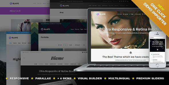 Blame Preview Wordpress Theme - Rating, Reviews, Preview, Demo & Download