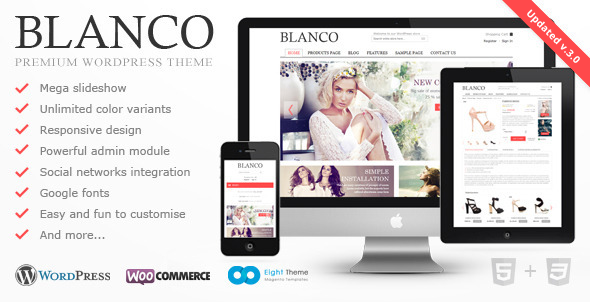 Blanco Preview Wordpress Theme - Rating, Reviews, Preview, Demo & Download