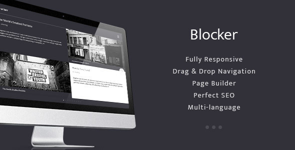 Blocker Responsive Preview Wordpress Theme - Rating, Reviews, Preview, Demo & Download