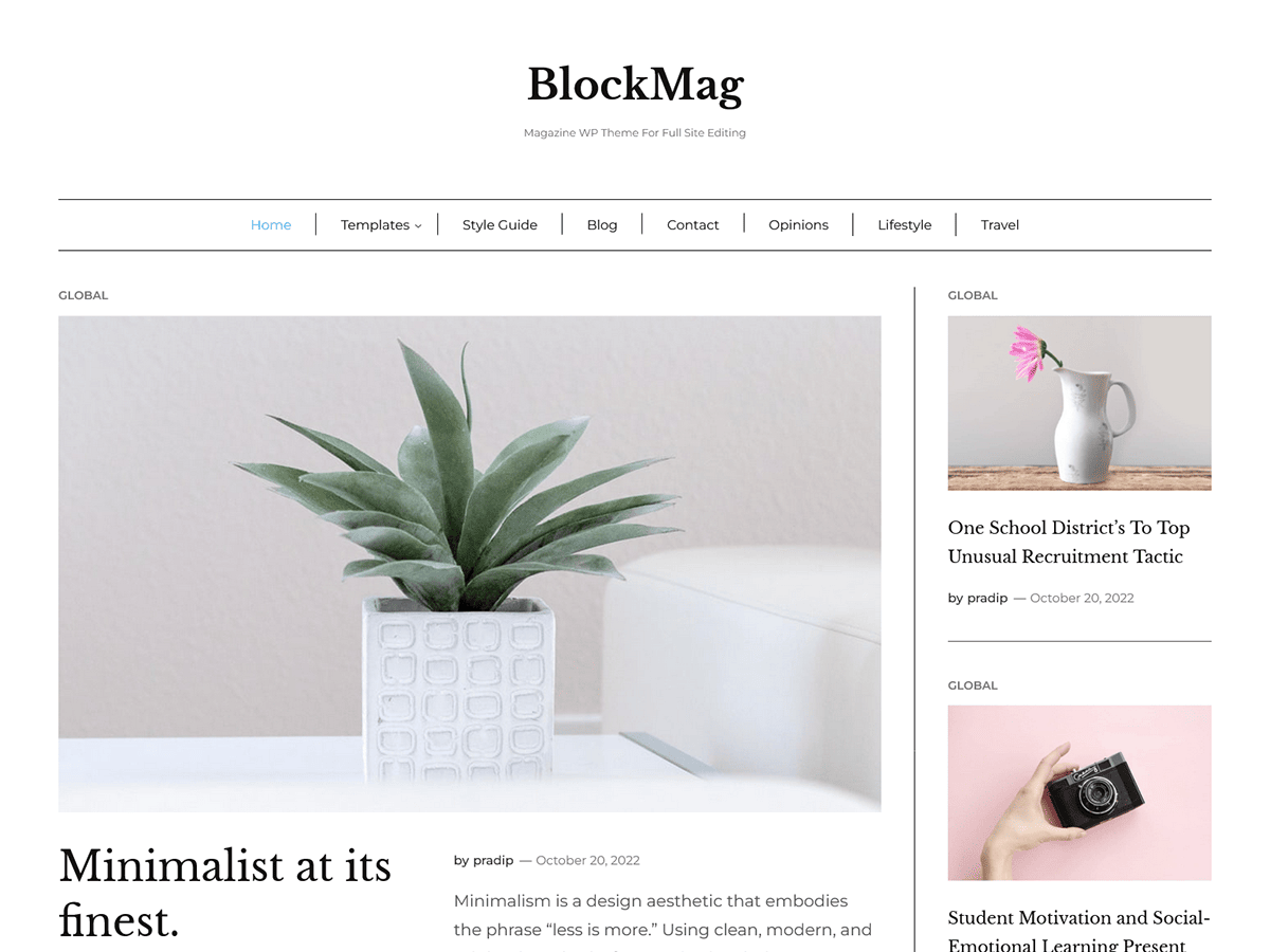 BlockMag Preview Wordpress Theme - Rating, Reviews, Preview, Demo & Download