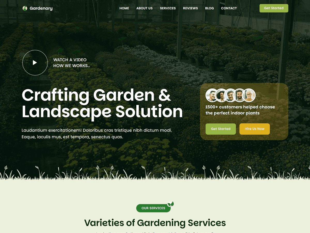 Blockskit Gardenary Preview Wordpress Theme - Rating, Reviews, Preview, Demo & Download